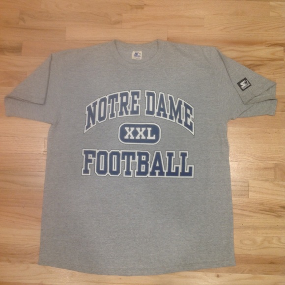 Vintage Notre Dame Starter T Shirt - Picture 2 of 5